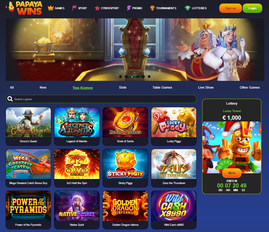 Discover the Thrills of Papaya Wins Casino